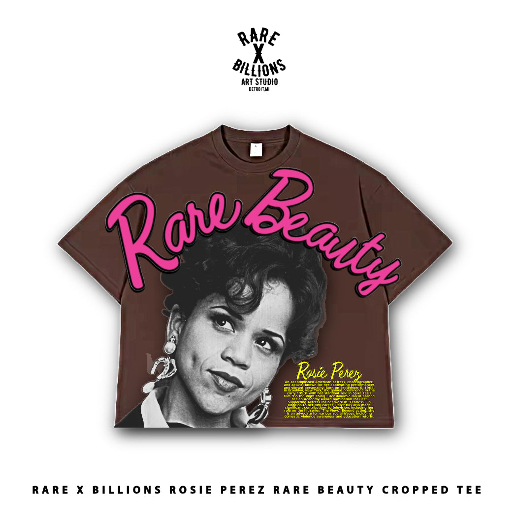 🚨RAREXBILLIONS ROSIE PEREZ RARE BEAUTY CROPPED TEE🚨