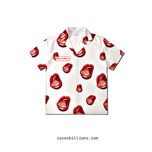 🚨RAREXBILLIONS LIP SERVICE BUTTON UP SHIRT🚨
