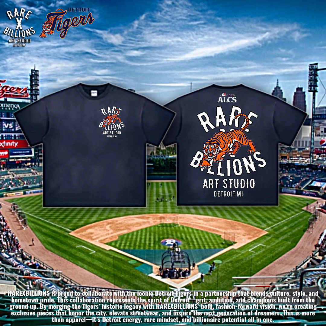 RAREXBILLIONS X DETROIT TIGERS TEE