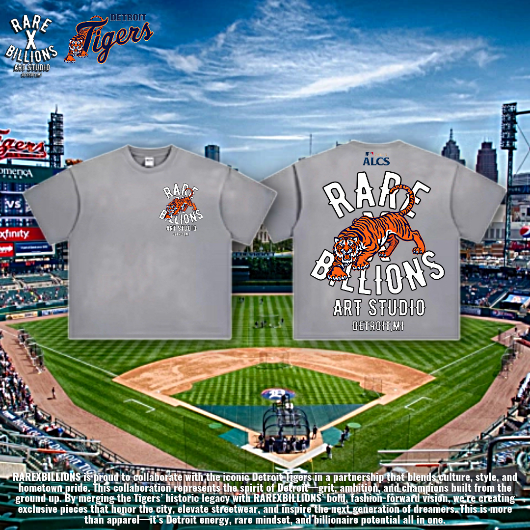 RAREXBILLIONS X DETROIT TIGERS TEE