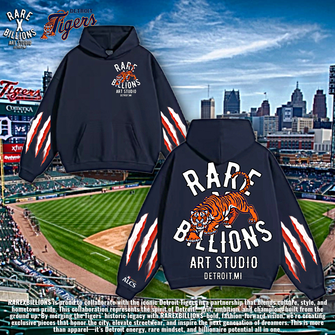 RAREXBILLIONS X DETROIT TIGERS HOODIE