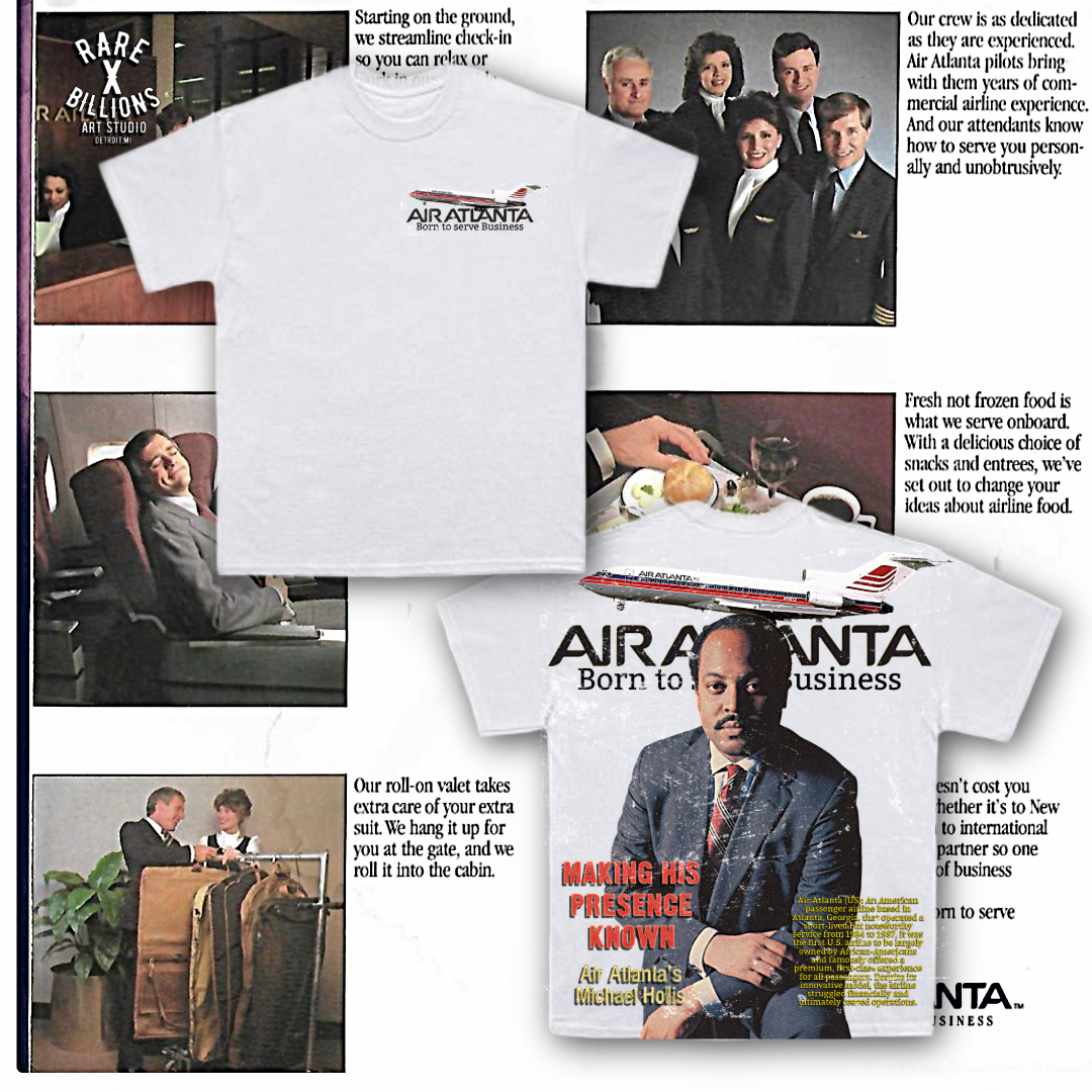 🚨RAREXBILLIONS X AIR ATLANTA : MICHAEL HOLLIS TEE🚨