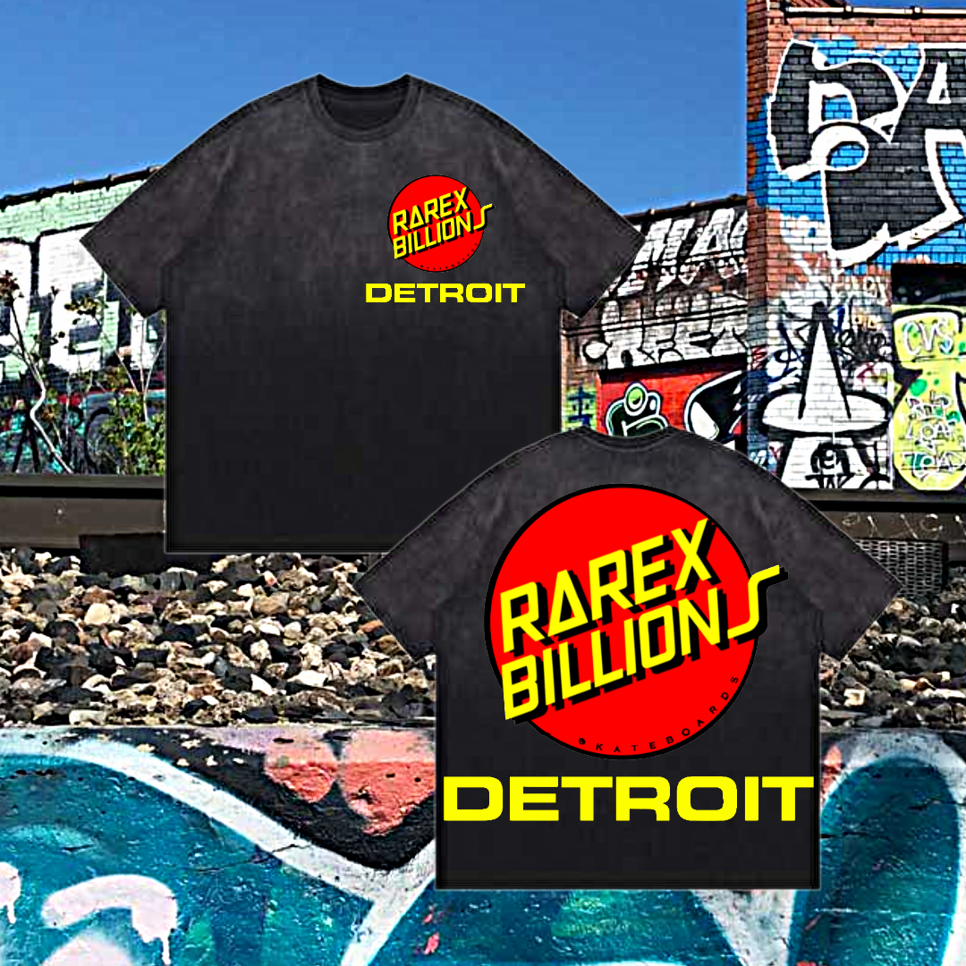 🚨RAREXBILLIONS DETROIT SKATEBOARDING TEE🚨