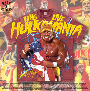 🚨RAREXBILLIONS LONG LIVE HULKAMANIA TEE🚨