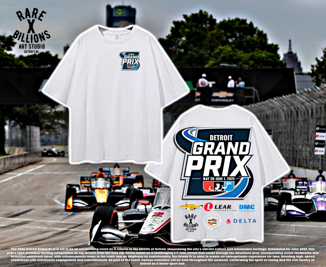 🚨RAREXBILLIONS X 2025 DETROIT GRAND PRIX TEE🚨