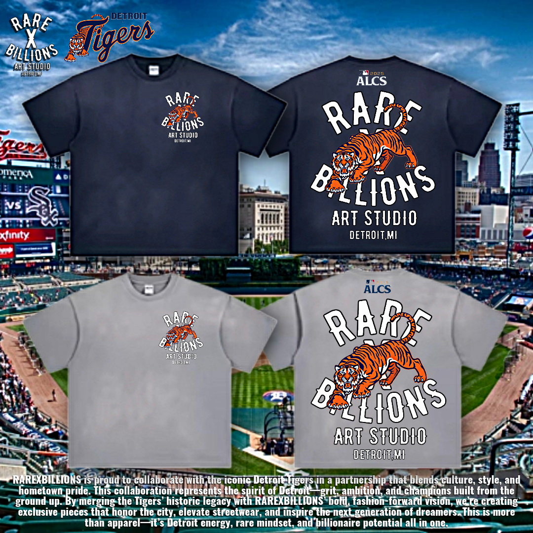 RAREXBILLIONS X DETROIT TIGERS TEE