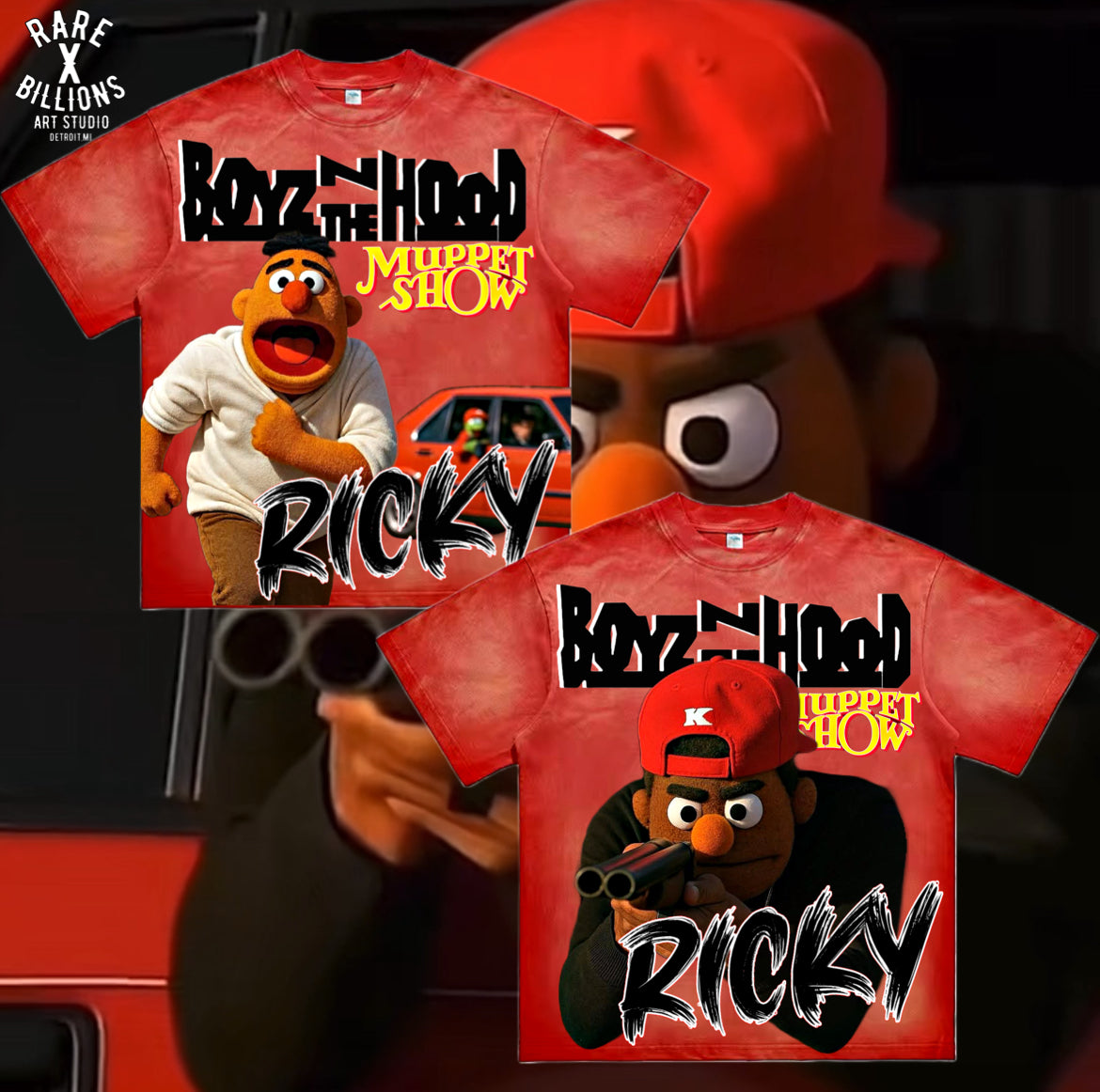 🚨RAREXBILLIONS BOYZ N THE HOOD MUPPETS TEE🚨