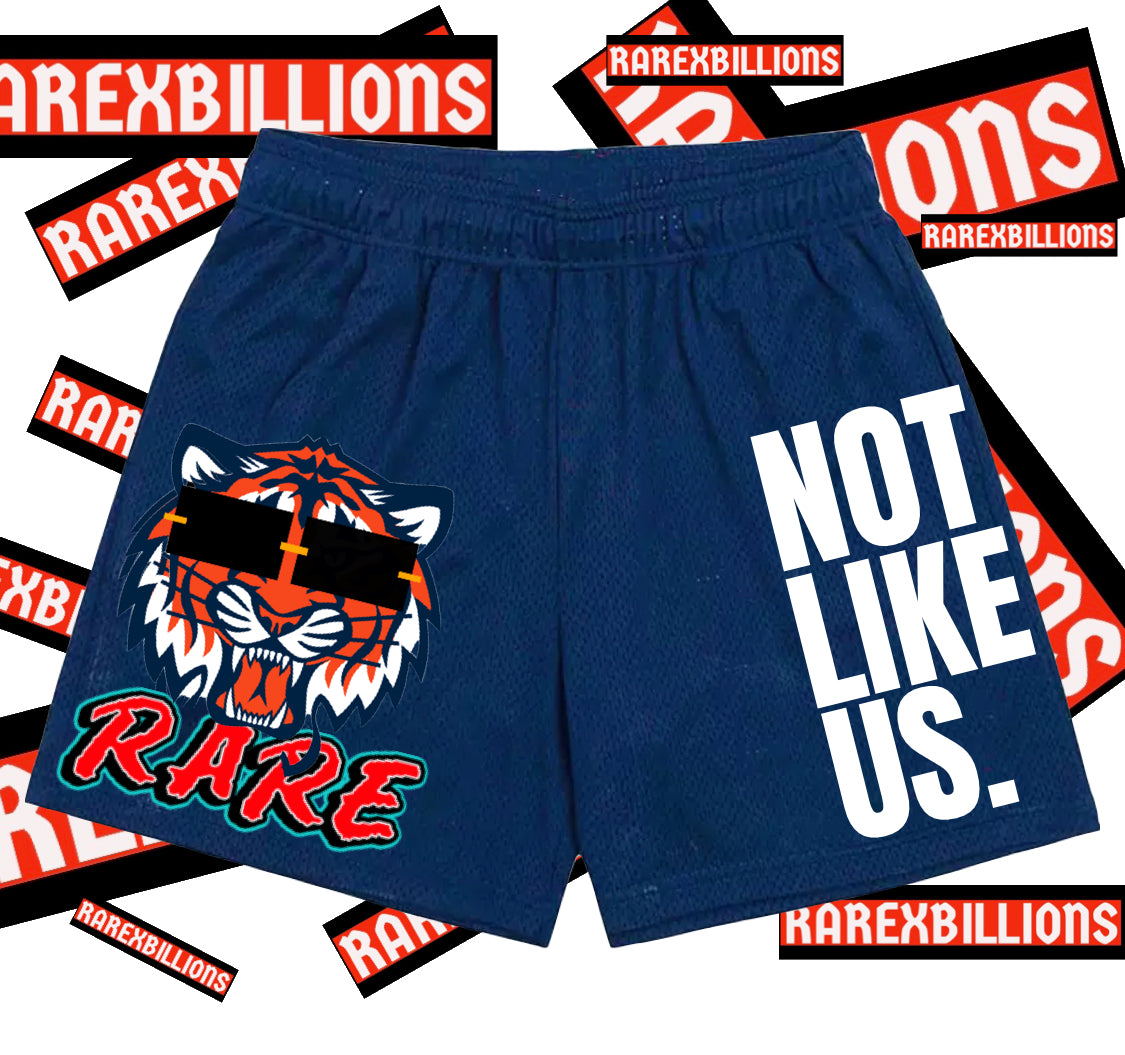 RAREXBILLIONS NLU MESH SHORTS.